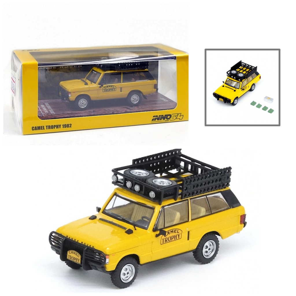 Inno Land Range Rover Classic Camel Trophy 1982 1:64 Yellow