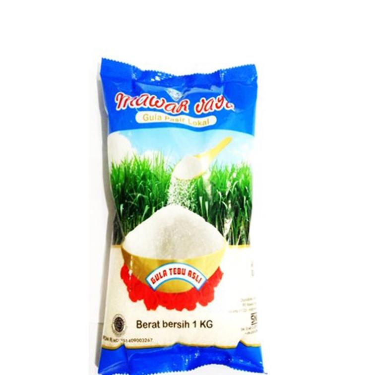 

Kemasan Baru.. Mawar Jaya Gula Pasir Lokal 1kg 80