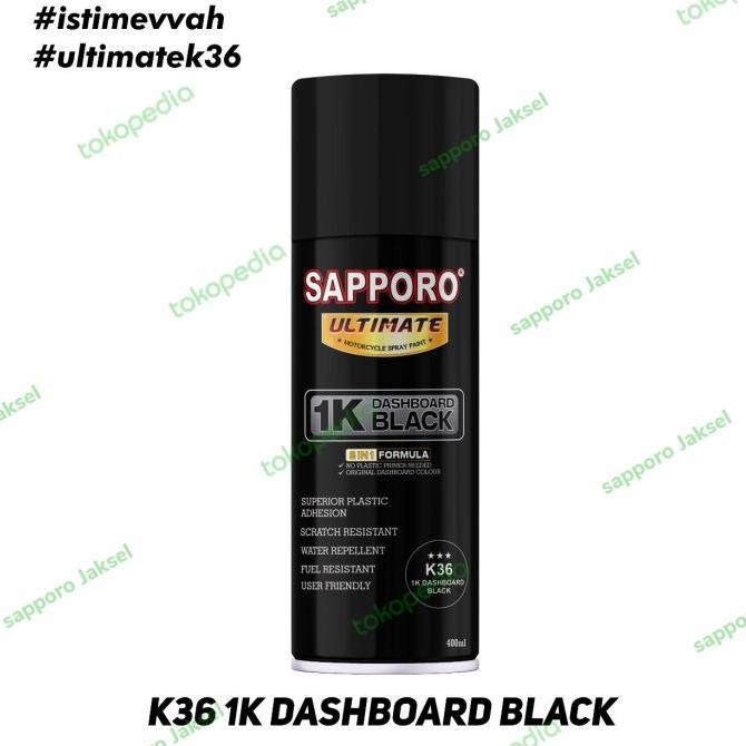 SALE sapporo ultimate k36 Dashboard Black / cat semprot Sapporo