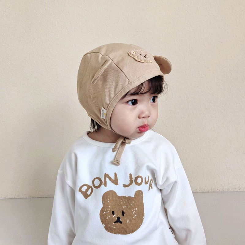 BABY K2 - Topi Bonnet Bear Cutess kode 00309