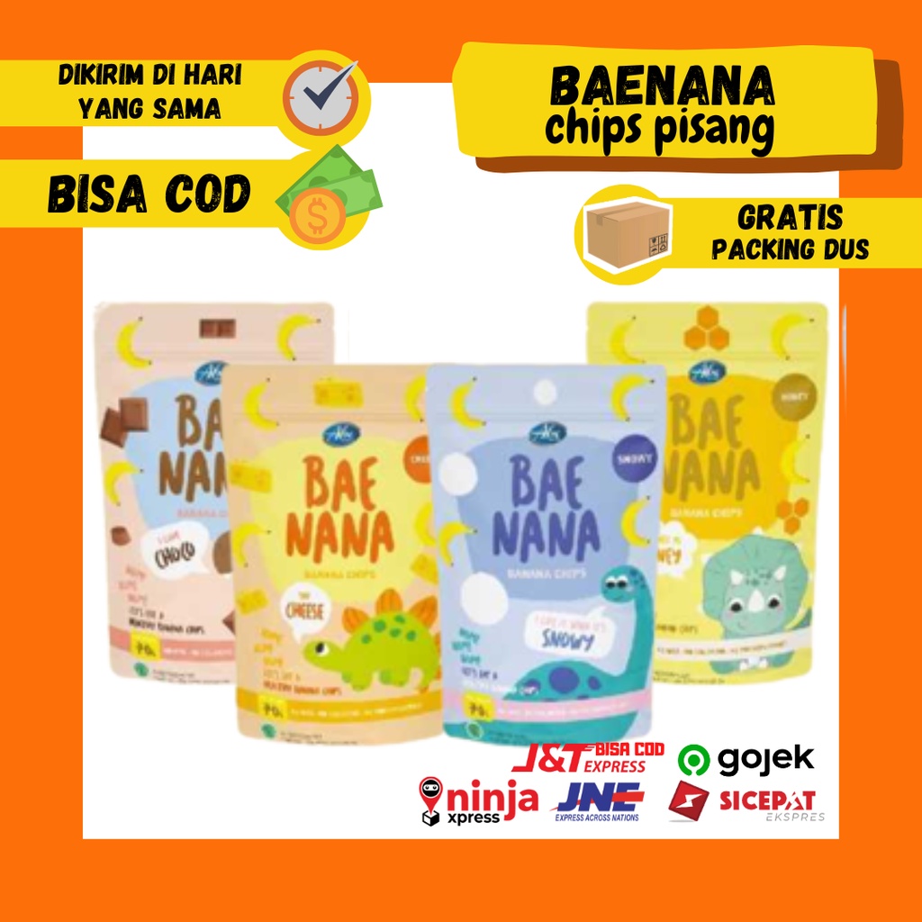 Baenana Abe Food Banana Chips Keripik Kripik Pisang Camilan Snack Anak Bayi Balita 1 tahun