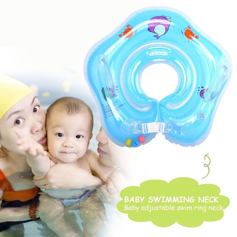 NECK RING BAYI PELAMPUNG RENANG ANAK BAN LEHER BABY NECKRING SWIM BAJU