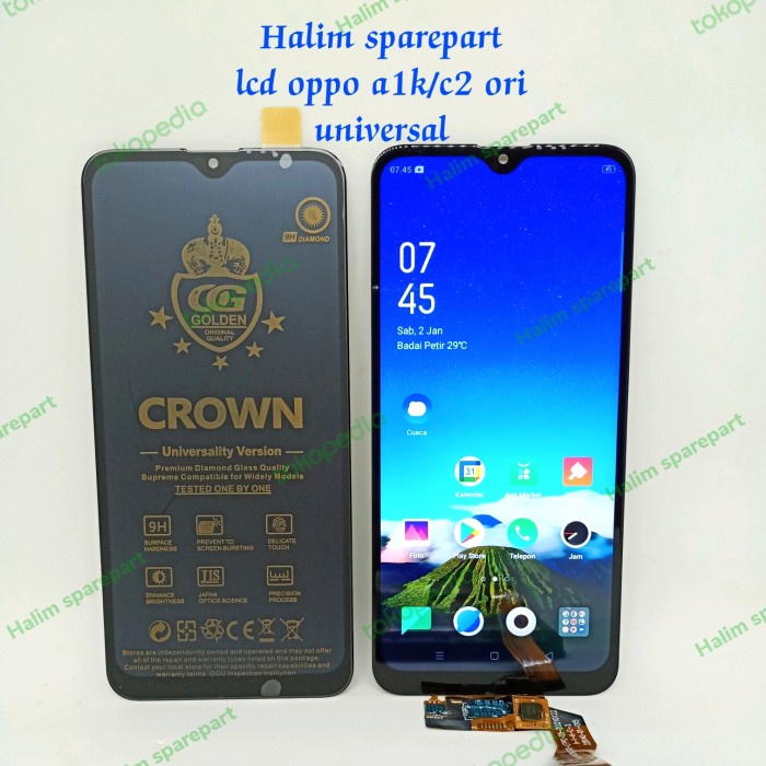 Hp Lcd Touchscreen Oppo A1K / Lcd Oppo A1K / Realme C2 Original 100 %