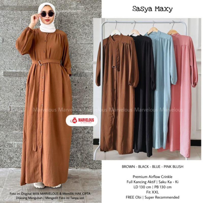 SASYA MAXY free Obi ORI MARVELOUS | Ld130 pb130 Premium Airflow Crinkle