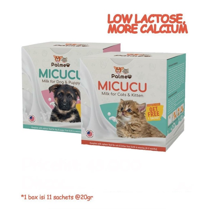 Micucu Dog and Puppy Milk / Susu Anjing cocok untuk baru lahir (Harga Per Box)