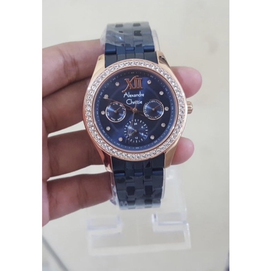 alexandre christie 2496bf wanita biru rosegold