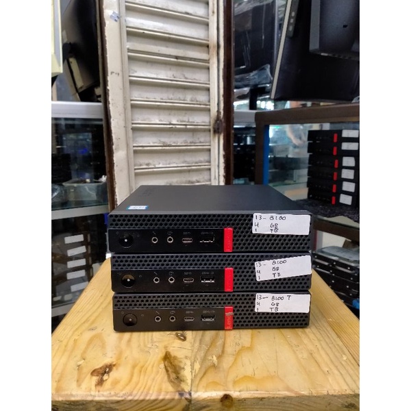 MINI PC LENOVO THINKCENTRE M720Q I3 8100T RAM 4 GB HDD 1 TB WIFI SIAP PAKAI