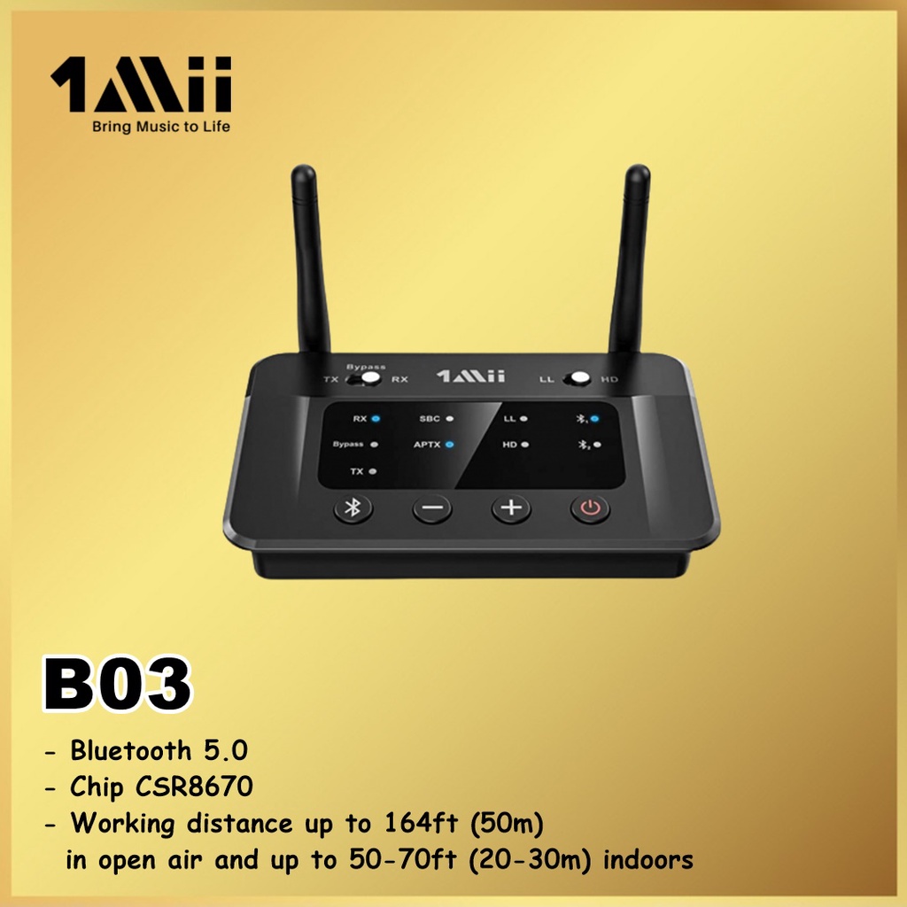 1Mii B03 B 03 Wireless Bluetooth Transmitter &amp; Receiver