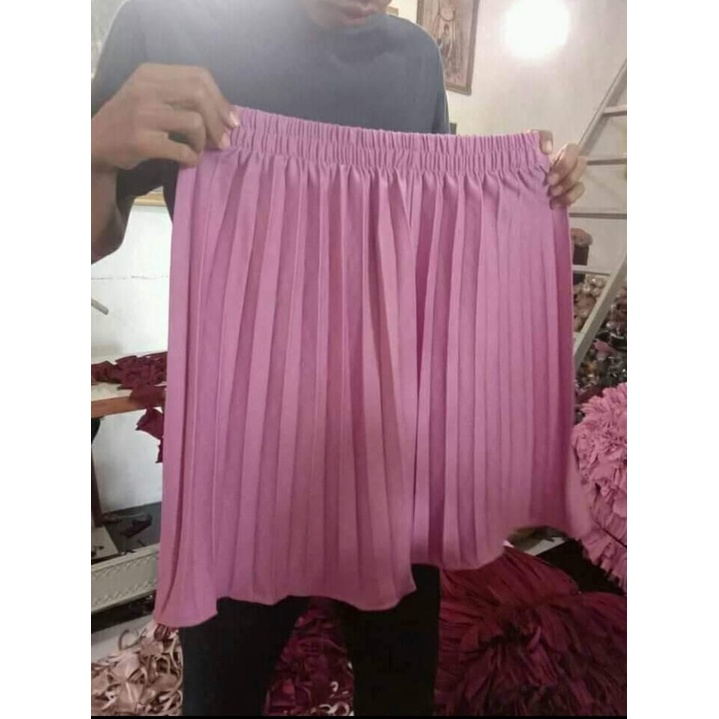 CELANA PENDEK SANTAI WANITA//HOTPANT PLISKET JUMBO POLOS MAX BB 70KG