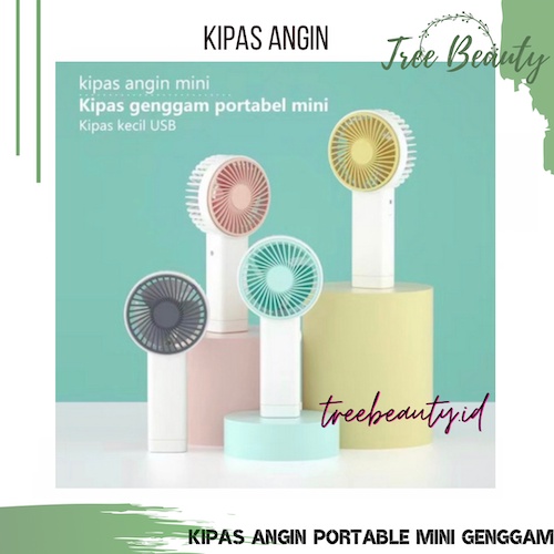 KIPAS ANGIN MINI GENGGAM CUTE / KIPAS LIPAT PORTABLE / MINI FAN LUCU MUNGIL