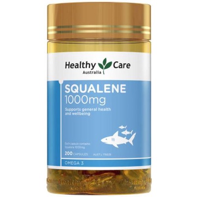 Healthy Care Squalene 1000mg 200 Capsules