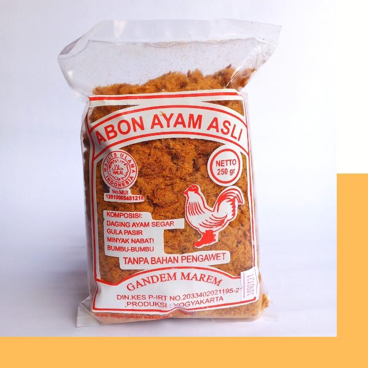 

Terbaru | BMH|Abon Ayam asli NO MSG (250 GR)
