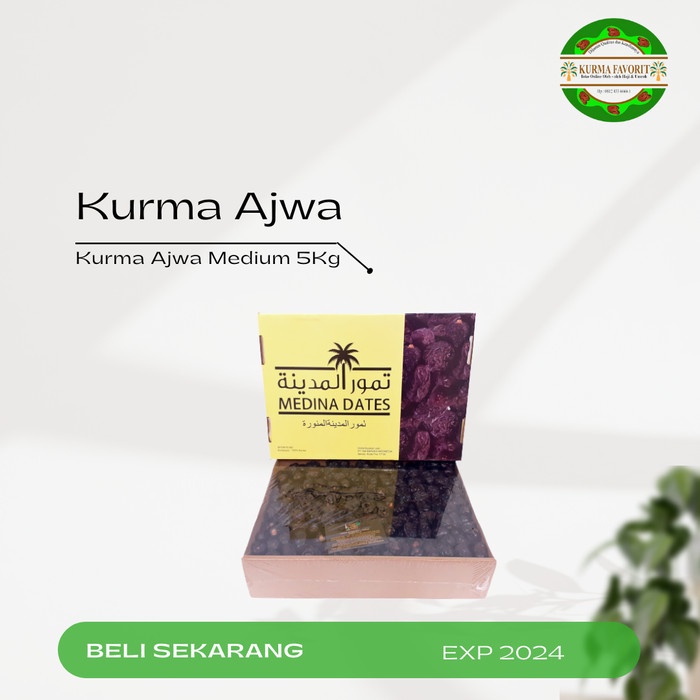 

KURMA AJWA MADINAH MEDIUM 5KG