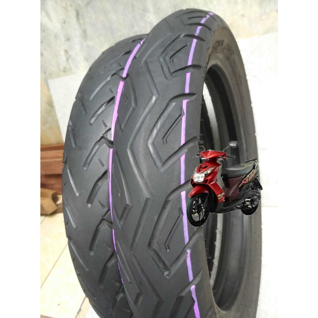 Ban sepasang MIO SOUL batikan merk IRC NR80  tubeless RING 14