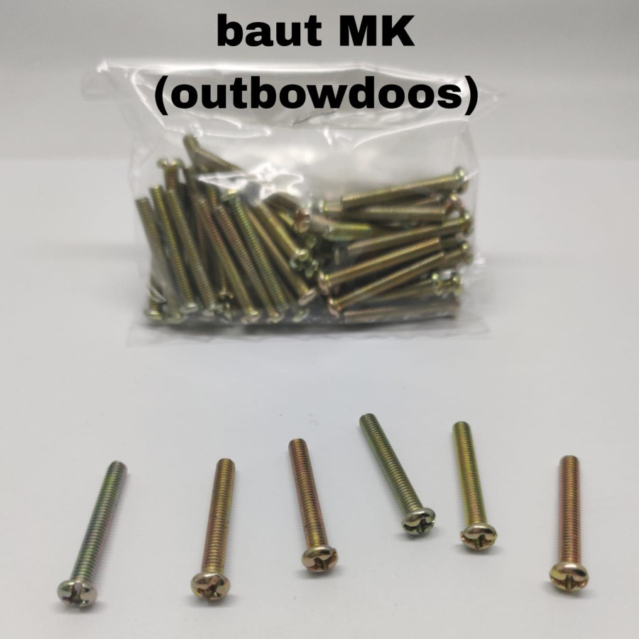 Baut MK baut outbowdoos MK panjang 2,5 cm Baut khusus MK