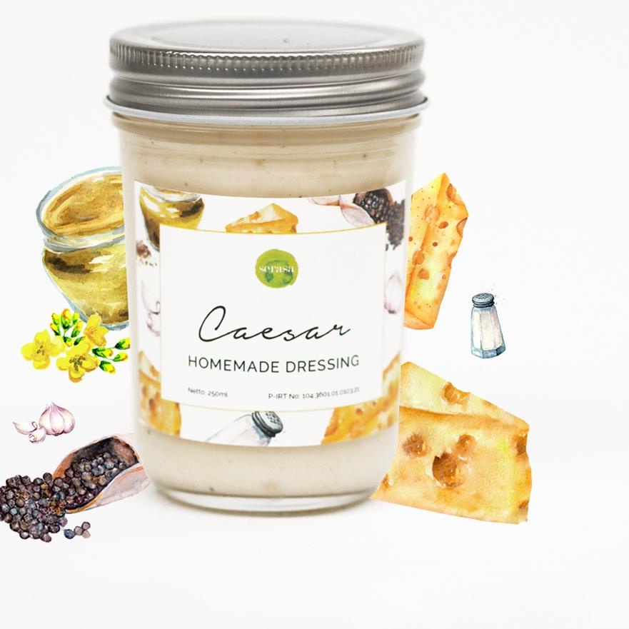 

PROMO [KP8] Caesar Dressing In Jar by Serasa Salad [Vegetarian - Gluten Free]