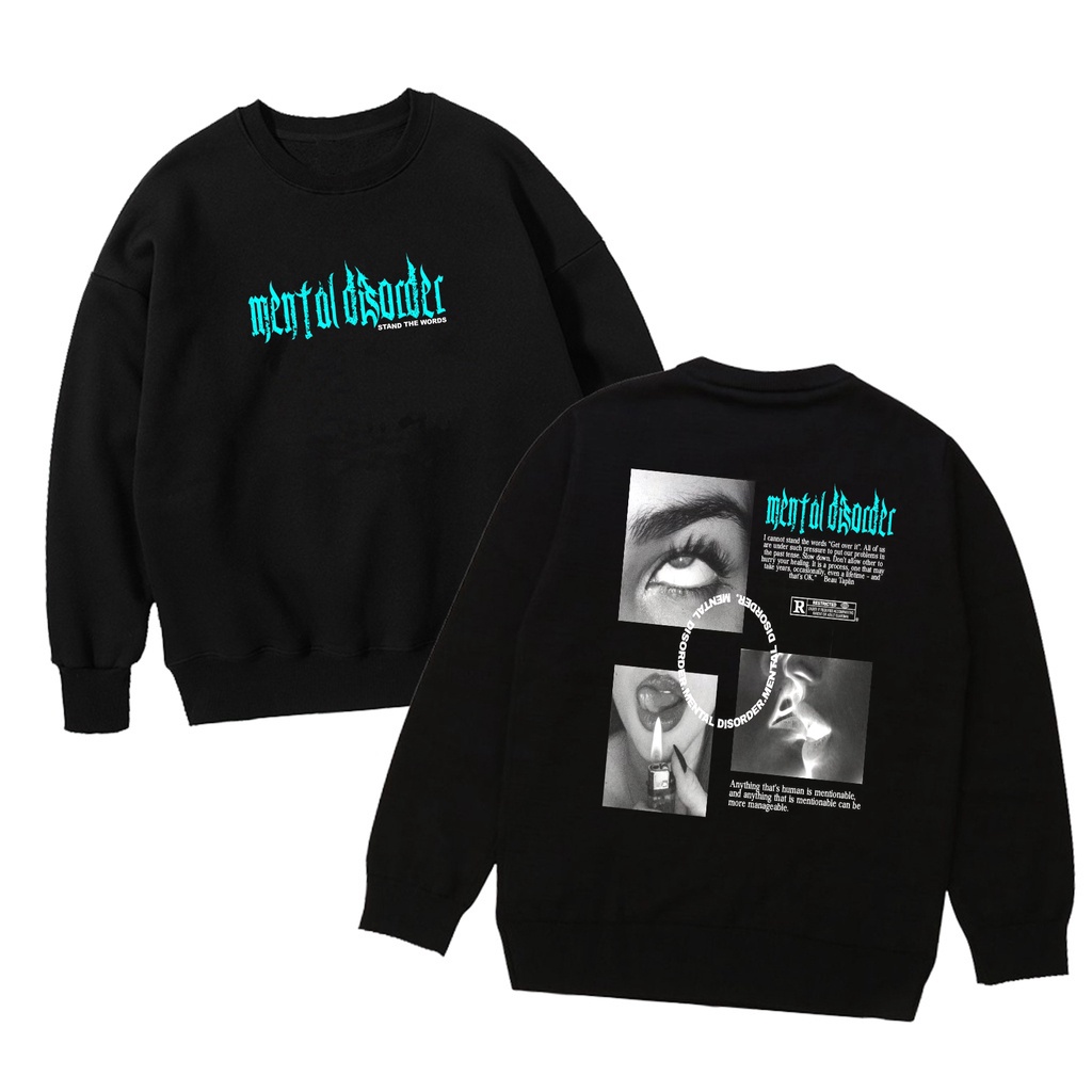 Sweater Crewneck Pria Distro Suiter Oblong Terlaris Switer Crewnek Original Warna Hitam Unisex