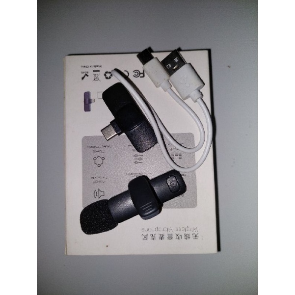 preloved microphone clip-on mic wireless