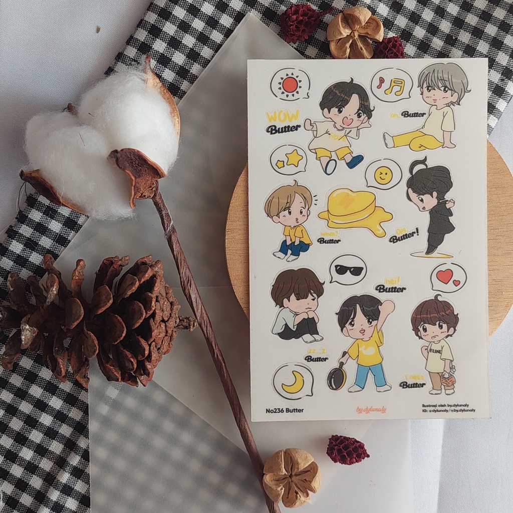 

[Sticker] - 236 BTS Butter - by.dylunaly