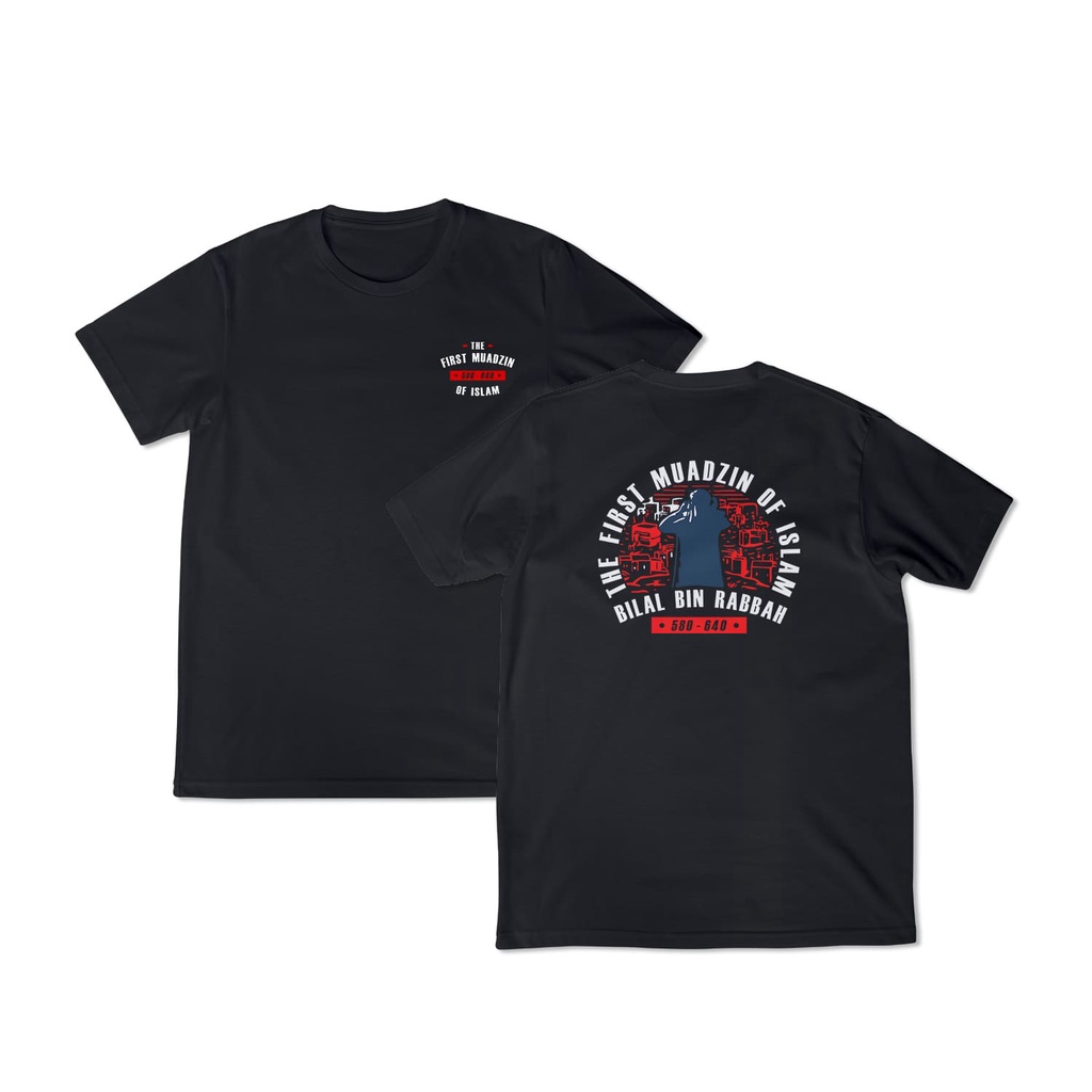 Riashop - Kaos Bilal Bin Rabah | Kaos Muslim Bilal Bin Rabah