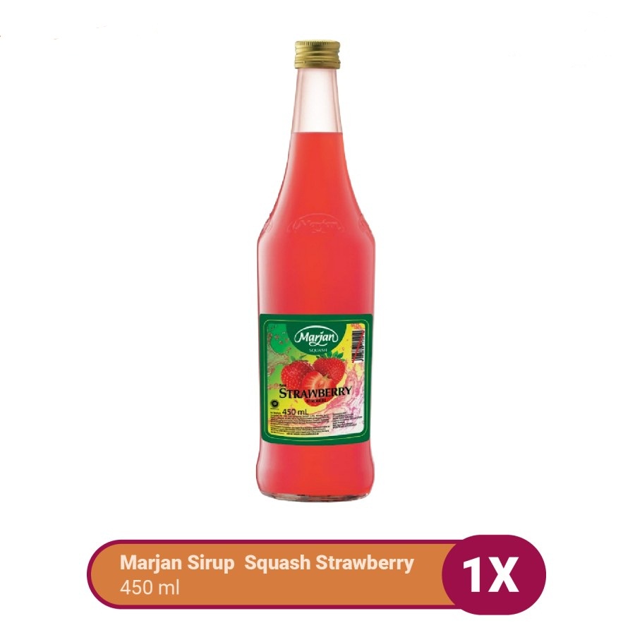 SIRUP MARJAN SQUASH STRAWBERRY 450ML