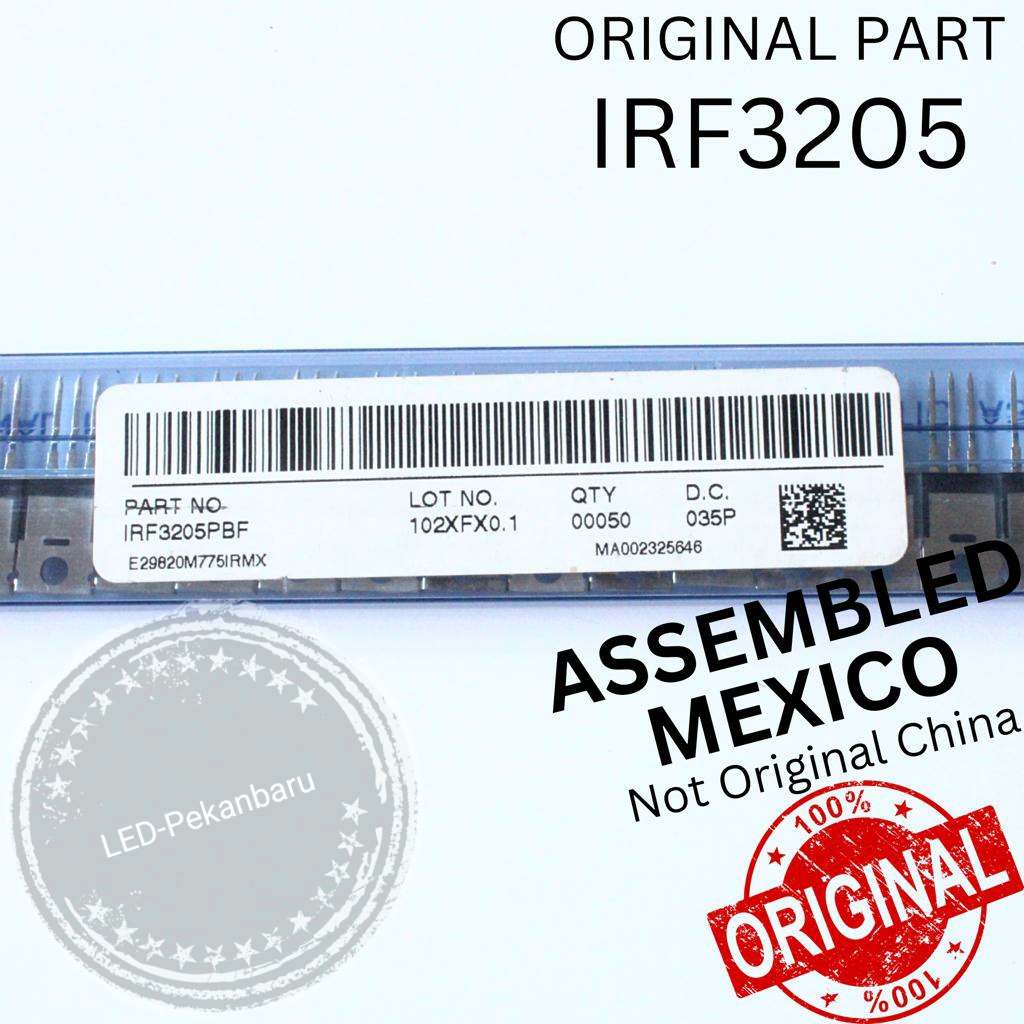 ORIGINAL PART IRF3205 IRF3205PBF IRF 3205 55V 110A N CHANNEL MOSFET