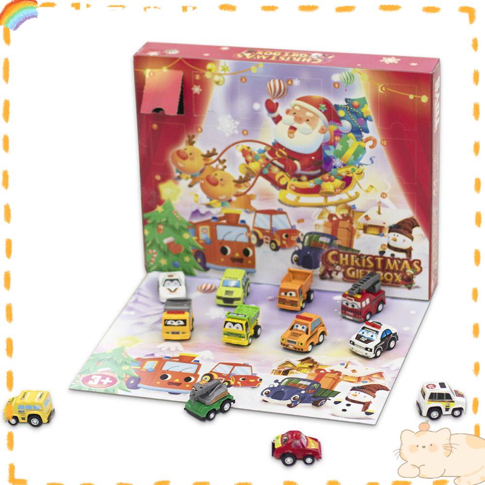 Solighter Advent Blind Box Countdown Surprise Hadiah 24hari Dengan 24pintu Kecil Kalender Hitung Mundur