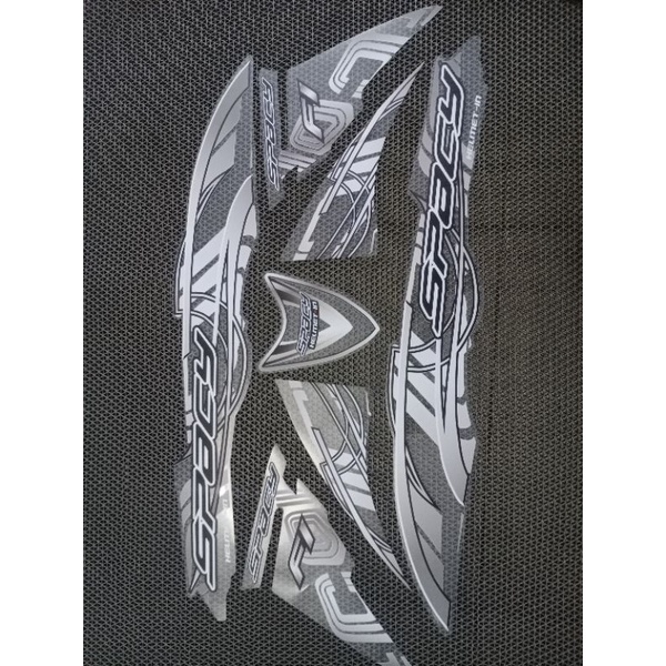 Striping Sticker Spacy Transparan Custom List Elegance Silver Gold