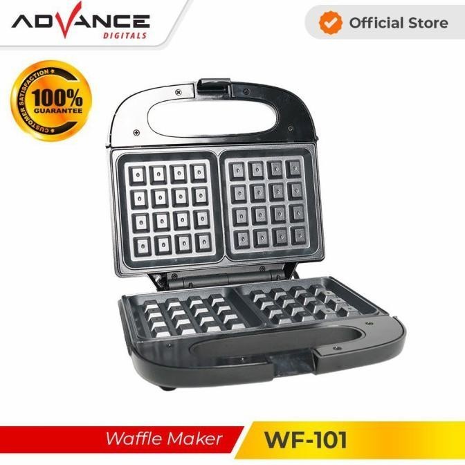 ADVANCE WAFFLE MAKER PEMANGGANG ROTI WAFFLE 2 LAPIS WF-101 PRAKTISGARANSI RESMI