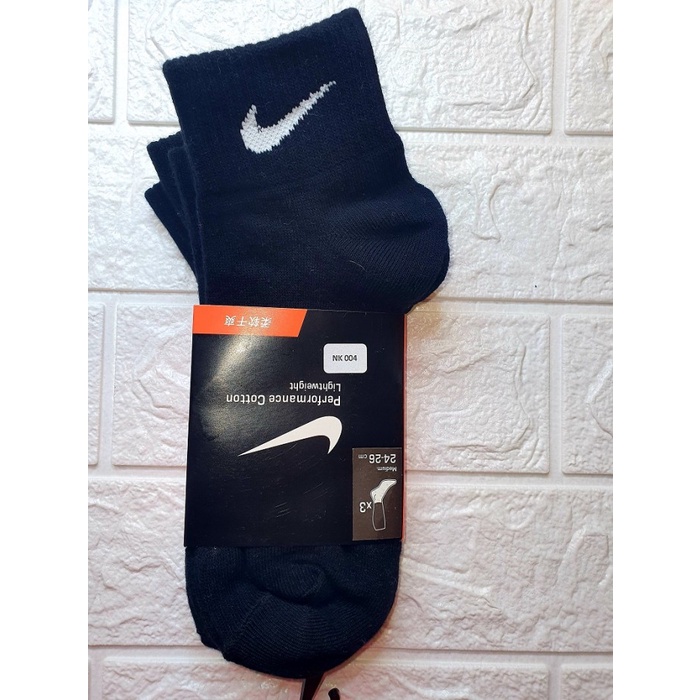 Kaos Kaki Nike Kualitas Premium Pendek Polos Olahraga unisex NK 004