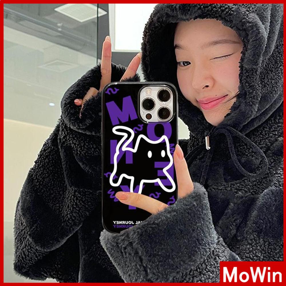 For iPhone 14 Pro max iPhone Case Black Soft Case TPU Candy Case Shockproof Big Hole Protection Camera Cute Cat Compatible For iPhone 13 Pro max 12 Pro Max 11 xr xs 7Plus 7 8