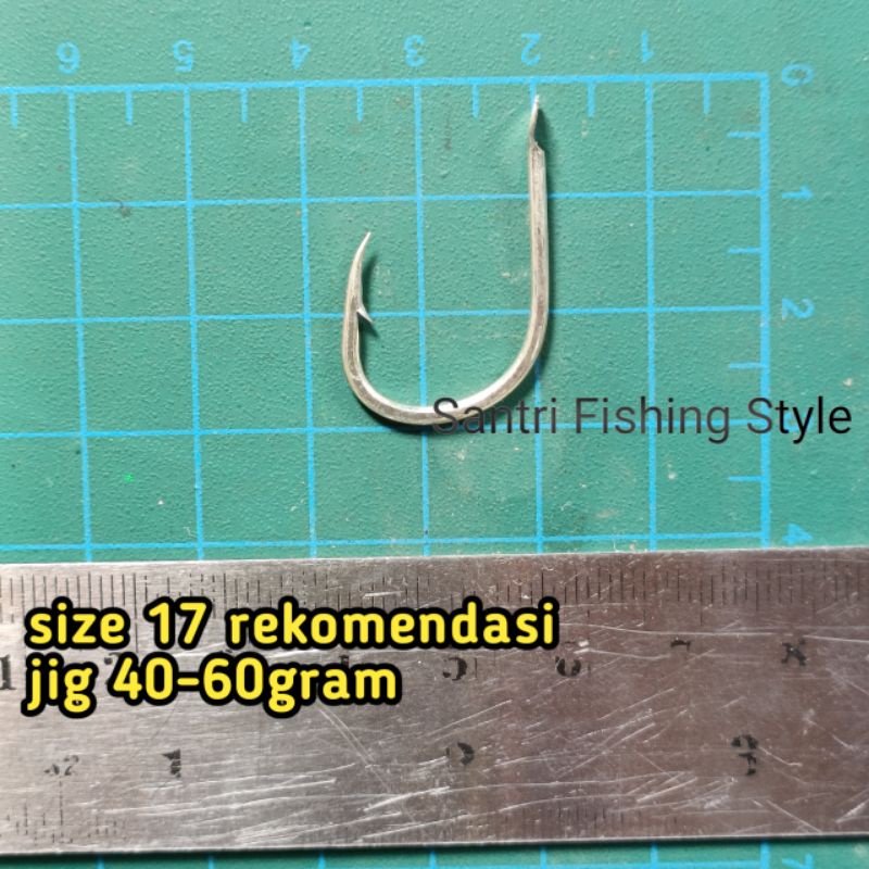 Kail Pancing Iseama hoks|Kail Assist hoks Putih tahan karat eceran kail jig kail pancingan