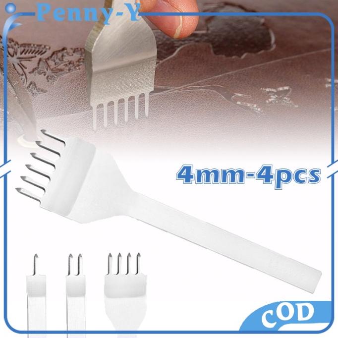 

Leathercraft Hole Punches Alat Diy Kulit 4mm Punches Stitching Tool