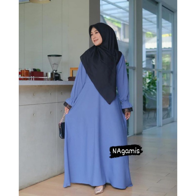 GAMIS PEREMPUAN/GAMIS ASHIMA ITYCREPE MIC RENDA TULLE/FASHION WANITA/COD