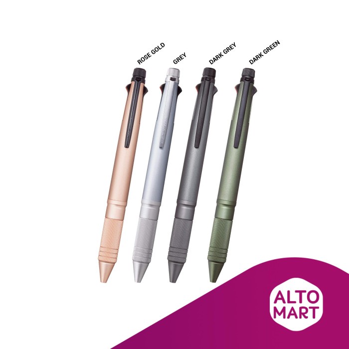

Uni Ball Jetstream Metal Edition Multi Pen 4 & 1 0.5 Mm Uniball
