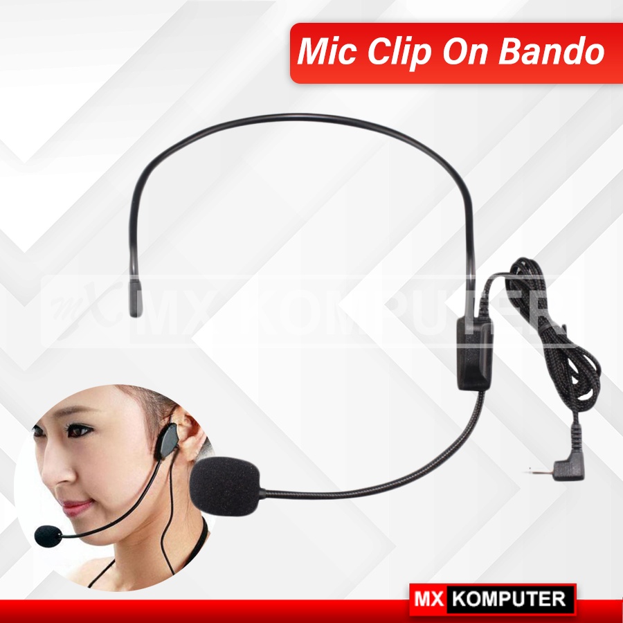 Microphone Bando Clip On