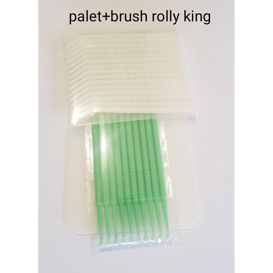 Palet dan Microbrush Rolly King Original Korea