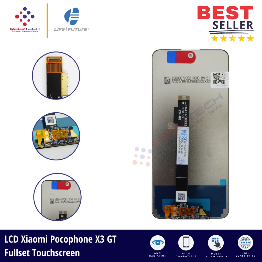 LCD Pocophone X3 GT Fullset Touchscreen