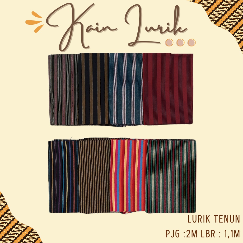 Kain Lurik Prasojo Klaten Premium 2 Meter