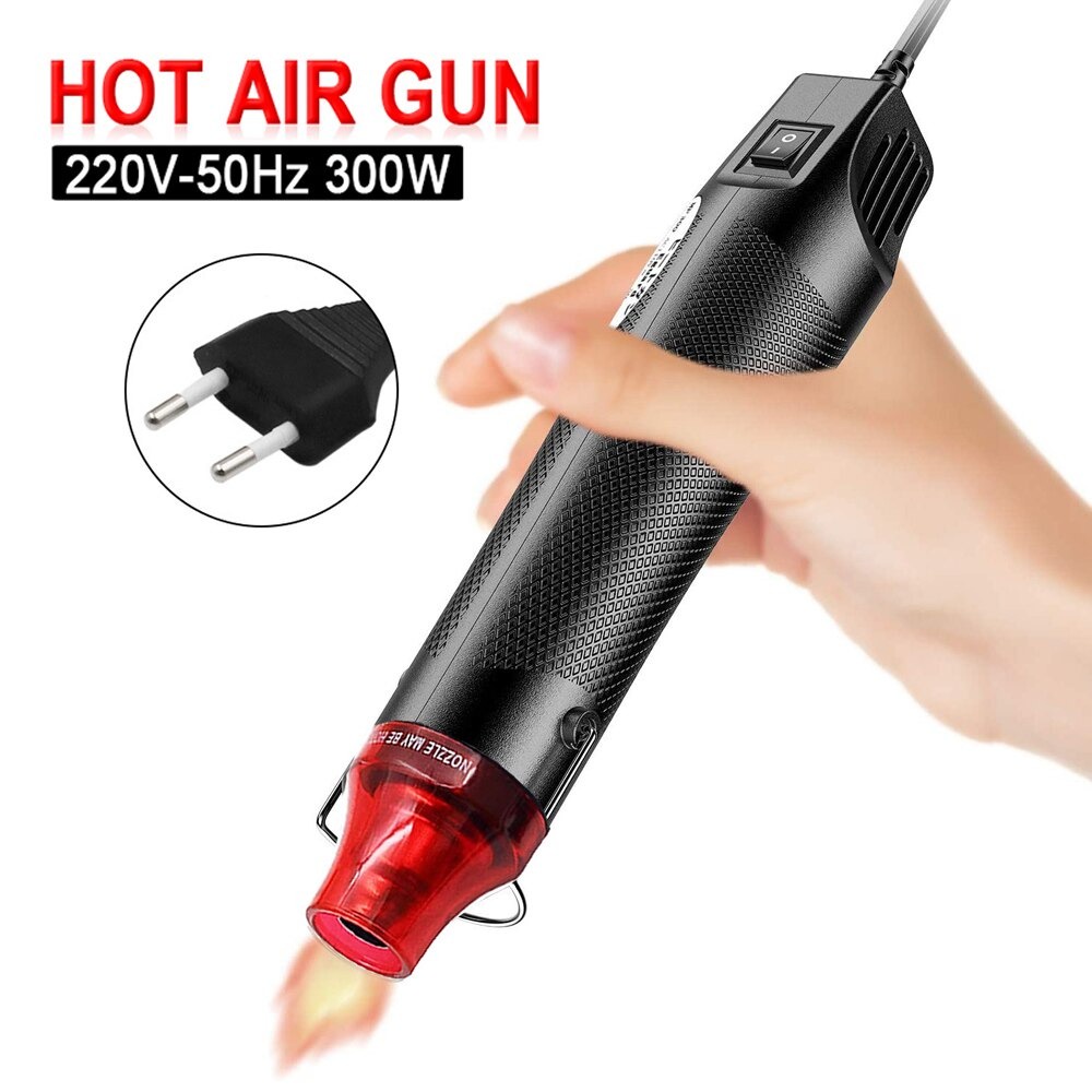 Heat Gun Hot Air Gun Low Watt 300W Electric Air Vinyl 220V 300W / Pemanas Perkakas Blower