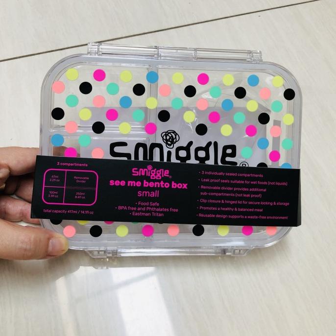 Ori Smiggle Best Budz Small Bento Lunch Box - Kotak Bento Kecil Storalena