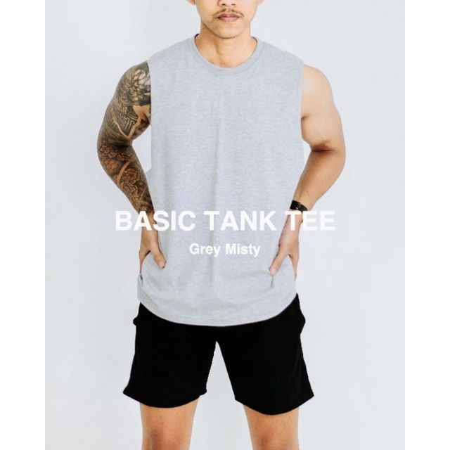 Tank Top Pria / Basic Tank Tee