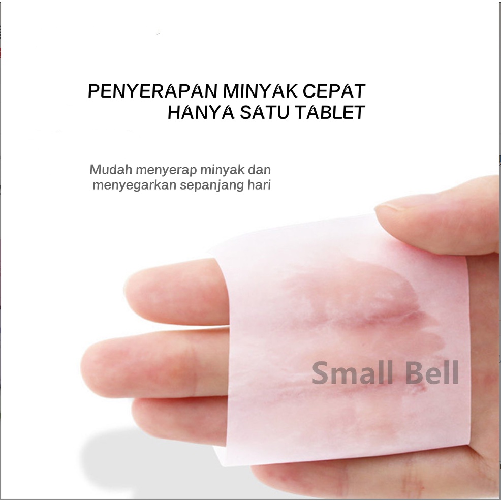 [SmallBell SHOP]TISSUE WAJAH PENYERAP MINYAK / OIL CONTROL PAPER ISI 100 LEMBAR/TISSUE PEMBERSIH WAJAH