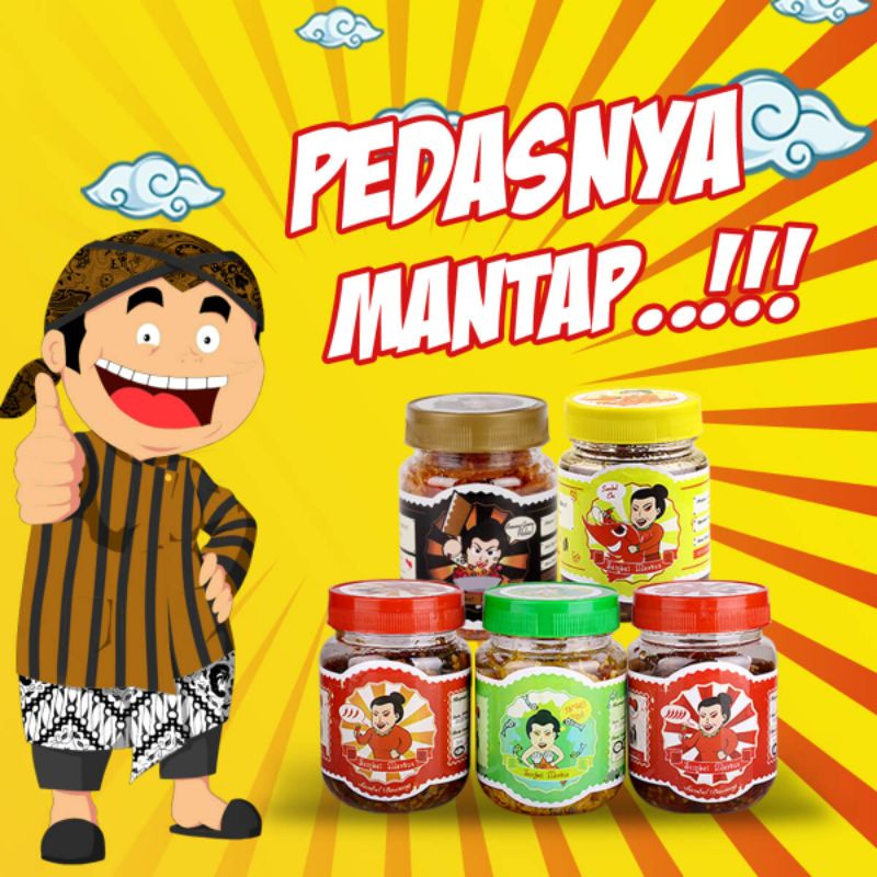 

Sambal/Sambel Mertua banyak varian rasa - Sambal bawang level 3&5 - Sambal Ebi - Bawang goreng pedas renyah - Sambal Teri