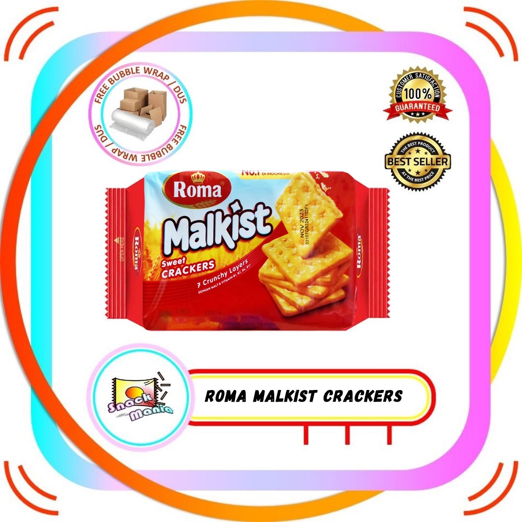 

Roma Malkist Crackers 105 gr Gaben Gabin Manis