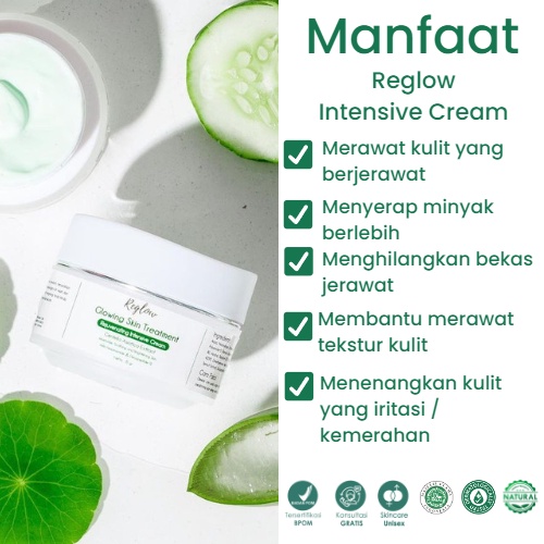 CREAM ACNE Reglow dr Shindy Putri Krim Jerawat Skincare Untuk Kulit Berminyak Berjerawat Dan Bruntusan Pelembab Moisturizer Siang Malam Reg glow Original Official Store