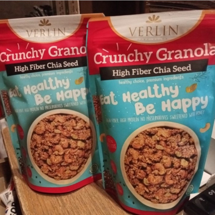 

Verlin granola high fiber chia 200gr