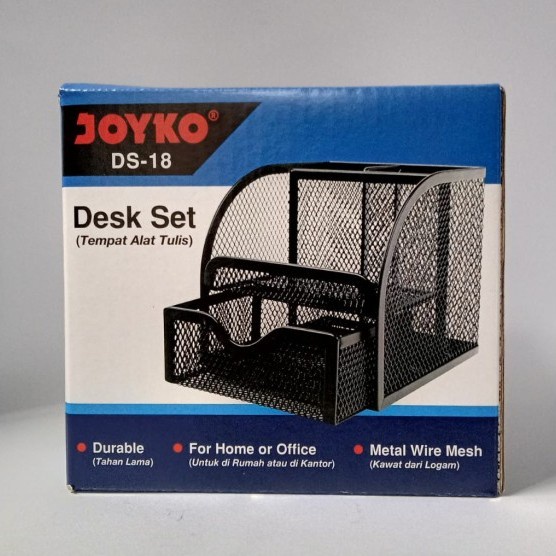 

Terlaris ✨ -Tempat Alat Tulis Pen Jaring JOYKO DS-18 | JOYKO Desk Set | Pen Holder- 2.1.23