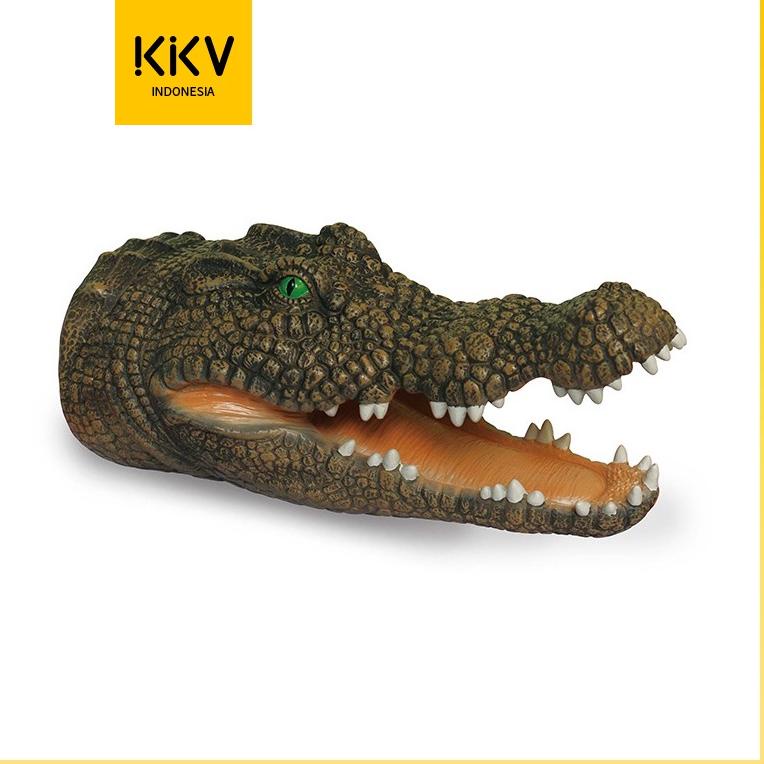 PJO.27Ja23w ‑ KKV - NEW CANNA 9 Inch Crocodile X308 / Hand Puppet / Mainan Anak / Figur Hewan