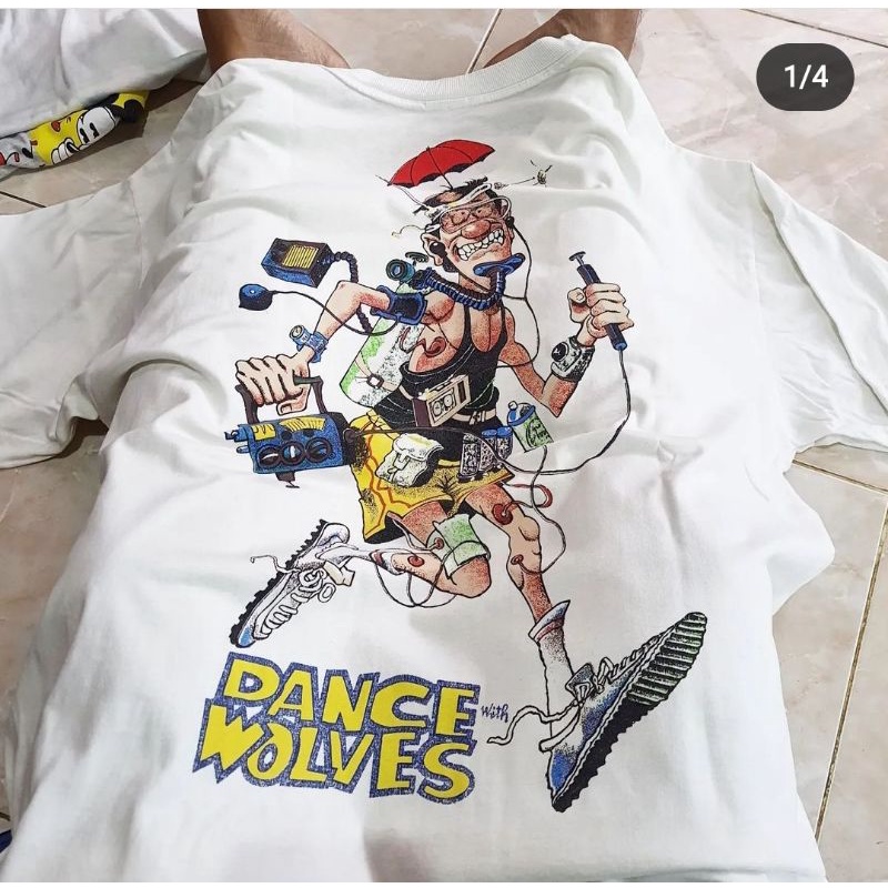 kaos vintage Moving Blue